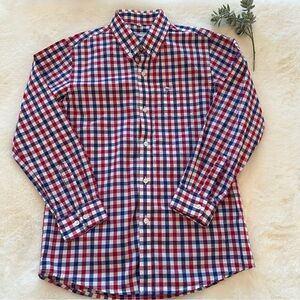 Southern Lure | NWOT - Blue/Red Checked Button Down - Size M